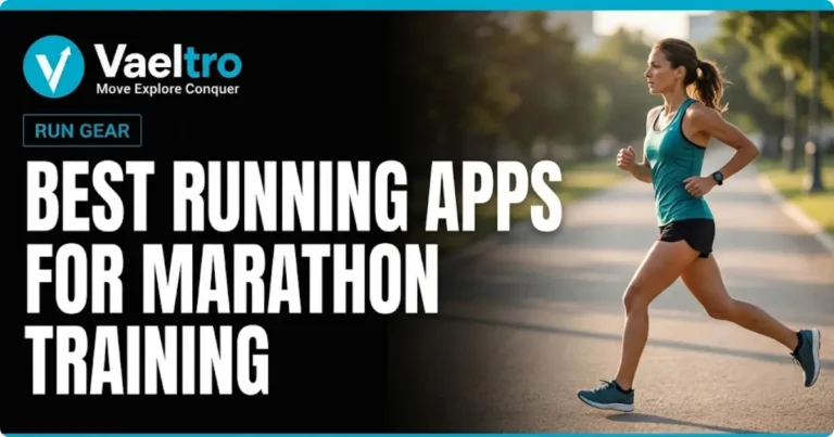 Runner training outdoors for a marathon, representing the best running apps for marathon training including Strava, Garmin, TrainingPeaks, and Runna.
