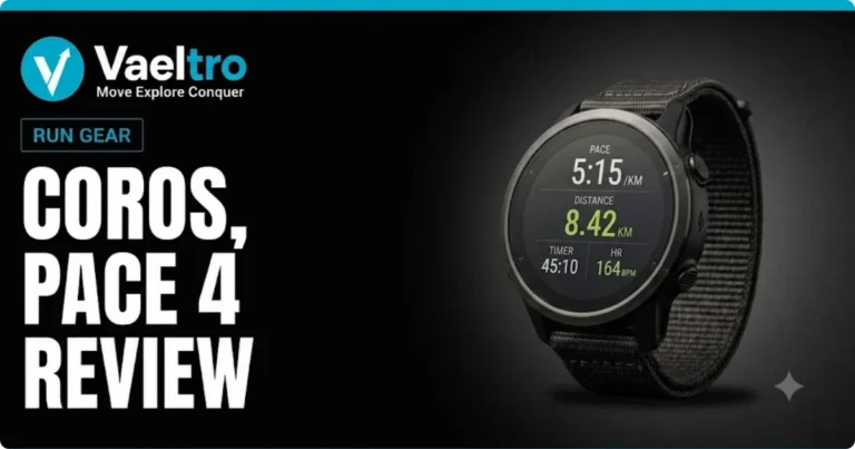 Coros Pace 4 Review: The Garmin Killer That Actually Delivers? Coros Pace 4 GPS running watch with AMOLED display showing running metrics on dark background
