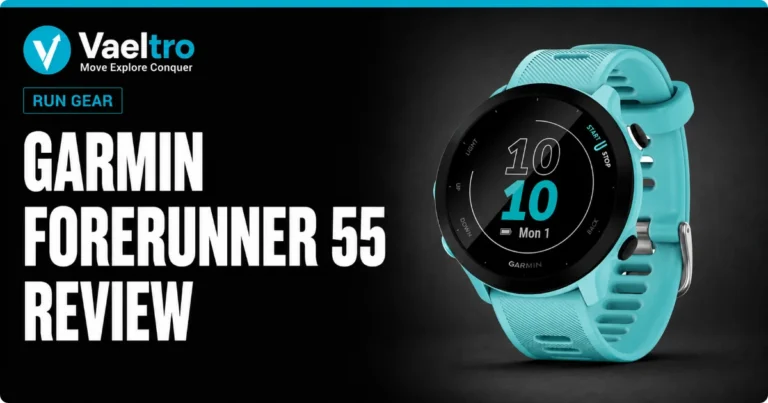 Garmin Forerunner 55 Review: Is It Still Worth Buying? Garmin Forerunner 55 GPS running watch displayed against a dark background