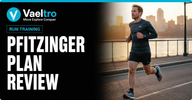 Is the Pfitzinger Plan Right for You? Honest Assessment for Real Runners A marathon runner in training gear on an early morning road run, representing the Pfitzinger plan training demands